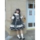 Miss Point Plaid Petal Rabbit Mini Sleeve One Piece(Reservation/2 Colours/Full Payment Without Shipping)
